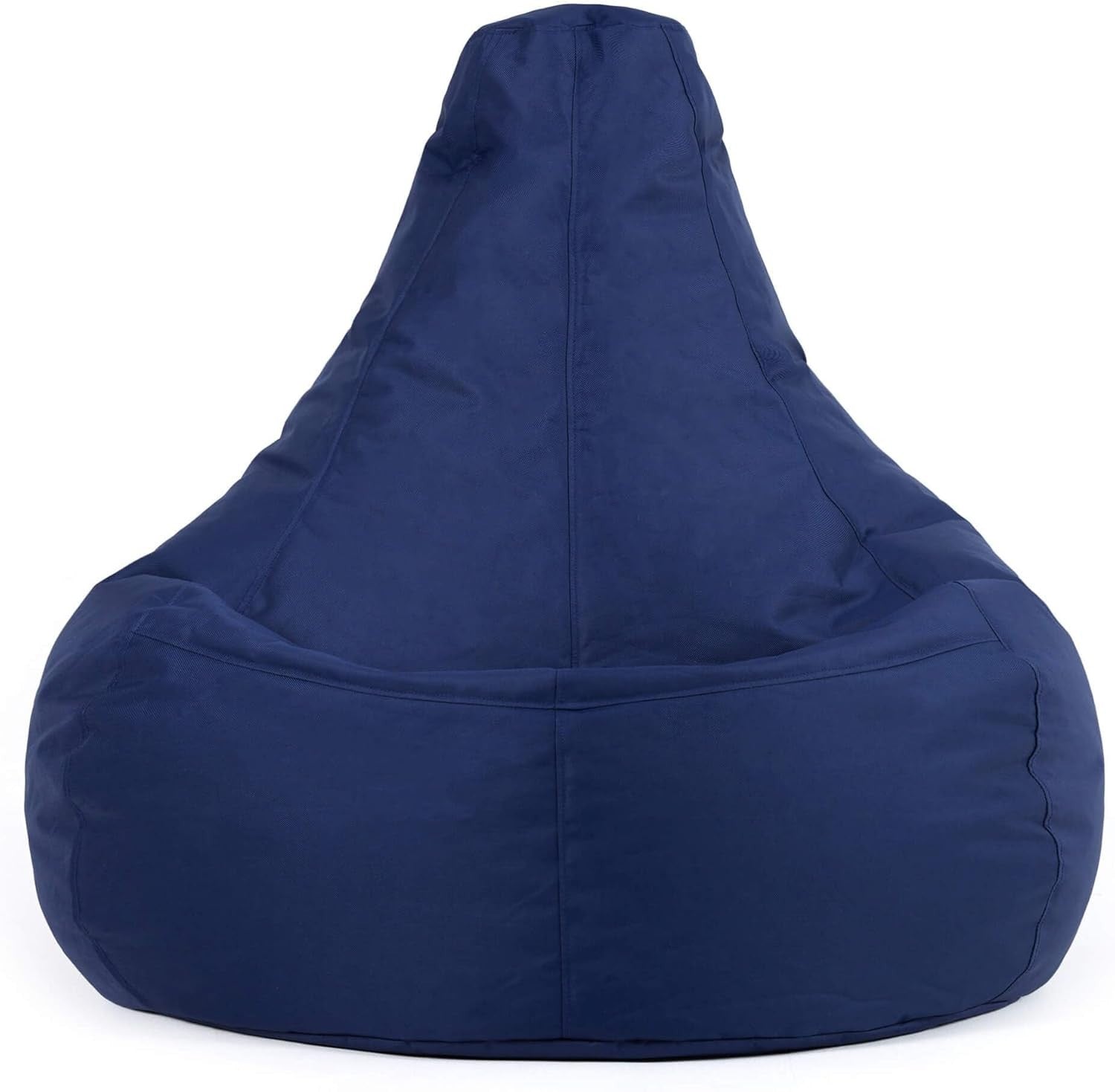 Waterproof Recliner Bean Bag Chair Navy Blue Indoor Outdoor Gaming Seat