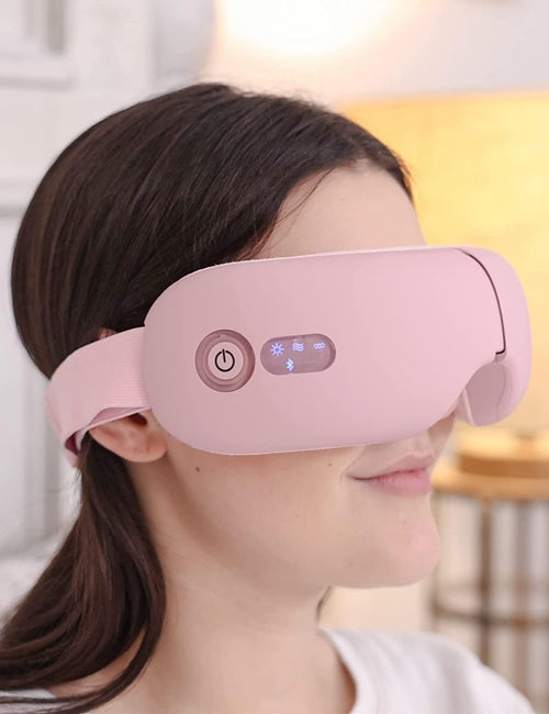 Heated Eye Massager Mask for Migraines Strain Dark Circles
