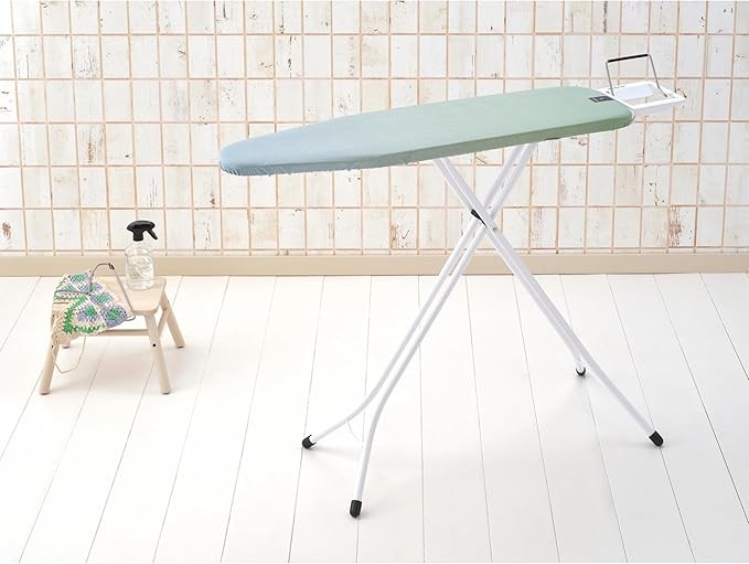 Compact Ironing Board 110x30cm Adjustable Height Foldable