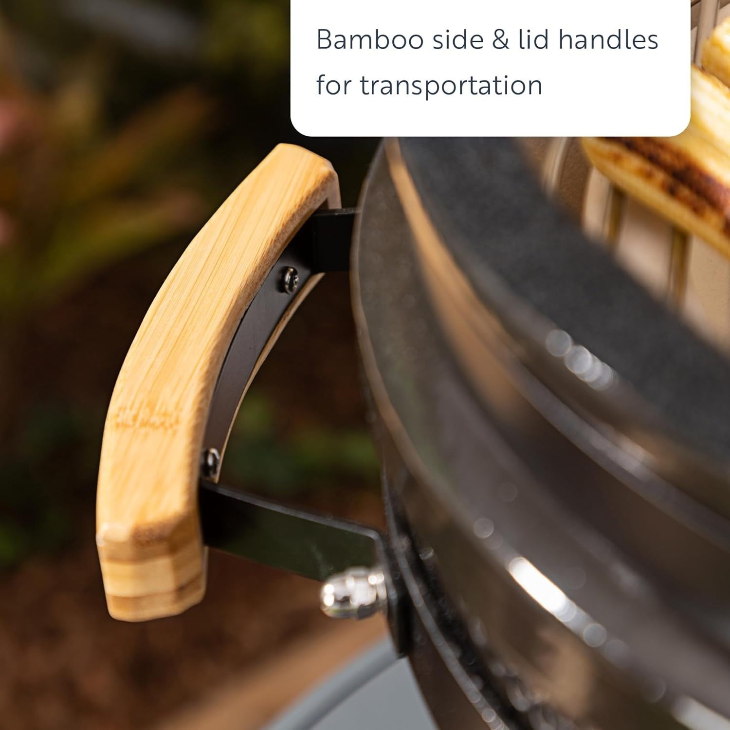 15" Ceramic Charcoal BBQ Grill with Stand & Cover – Kamado Egg Smoker