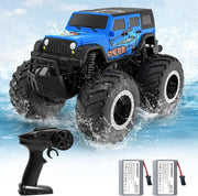 Amphibious 4WD RC Monster Truck Car Kids | 360° Flip, Waterproof, 1:16, 20km/h