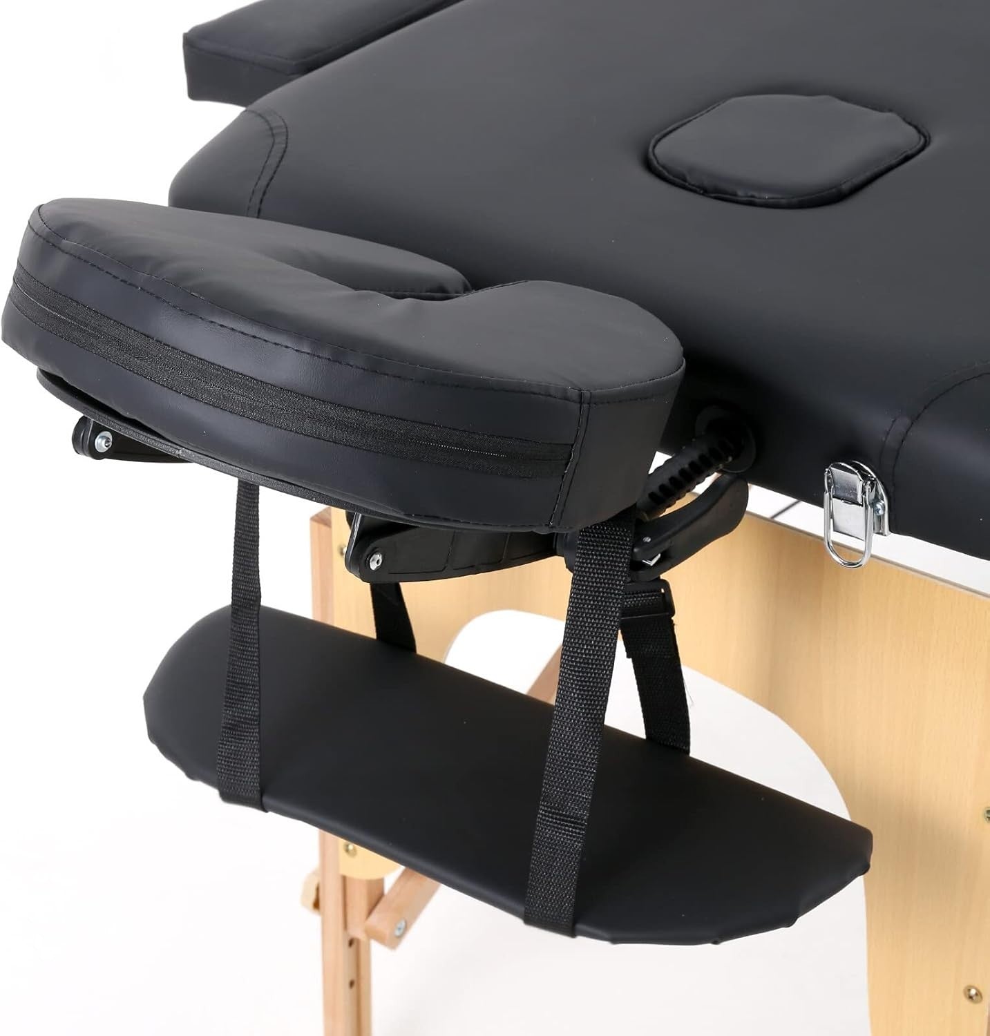 2 Section Portable Massage Table Folding Adjustable Therapy Beauty Bed