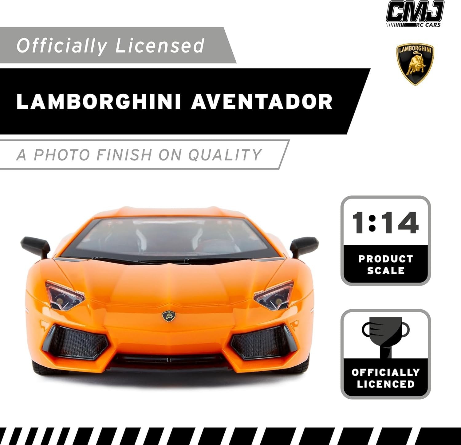 1:14 Scale 30CM RC Supercar | 2.4GHz Remote Control Sports Car with LED Lights