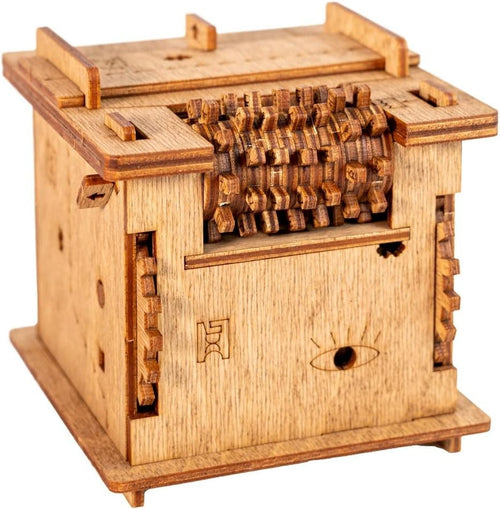 3D Wooden Puzzle Escape Room Box – Brain Teaser, Gift & Money Safe