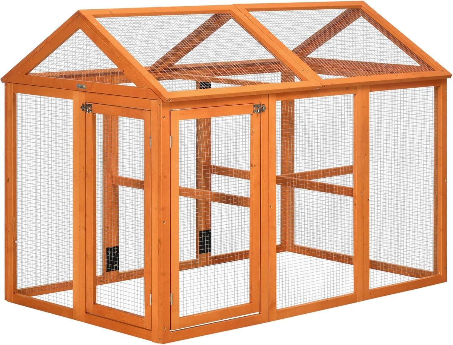 Expandable Wooden Chicken Run Outdoor Pet Playpen Ventilated 1–3 Hens