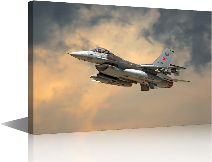 Multi‑Panel U.S. Air Force Canvas Wall Art 36×24 in Aircraft Decor