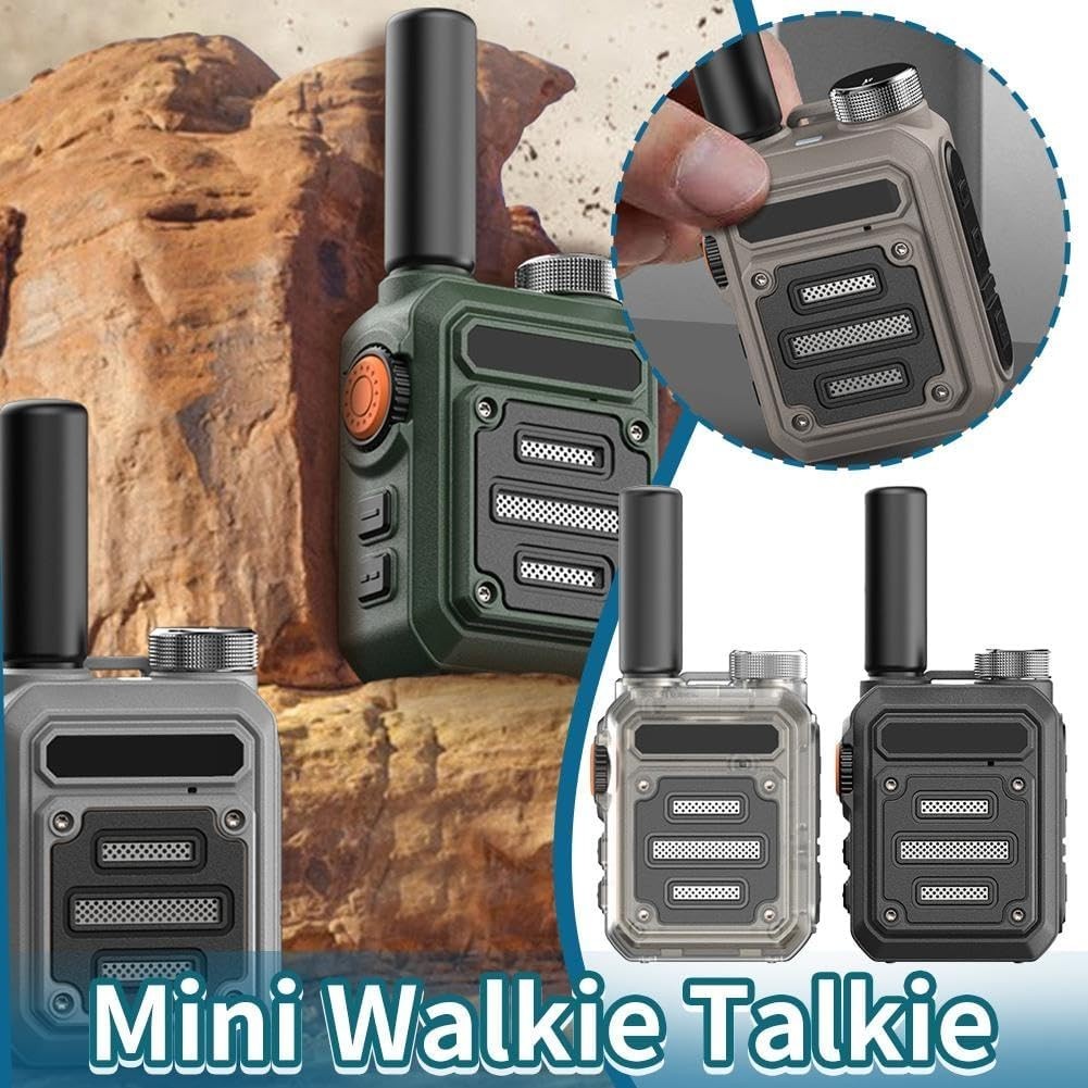 Waterproof PTT Walkie Talkie Unlimited Range Rechargeable IP55 Radio