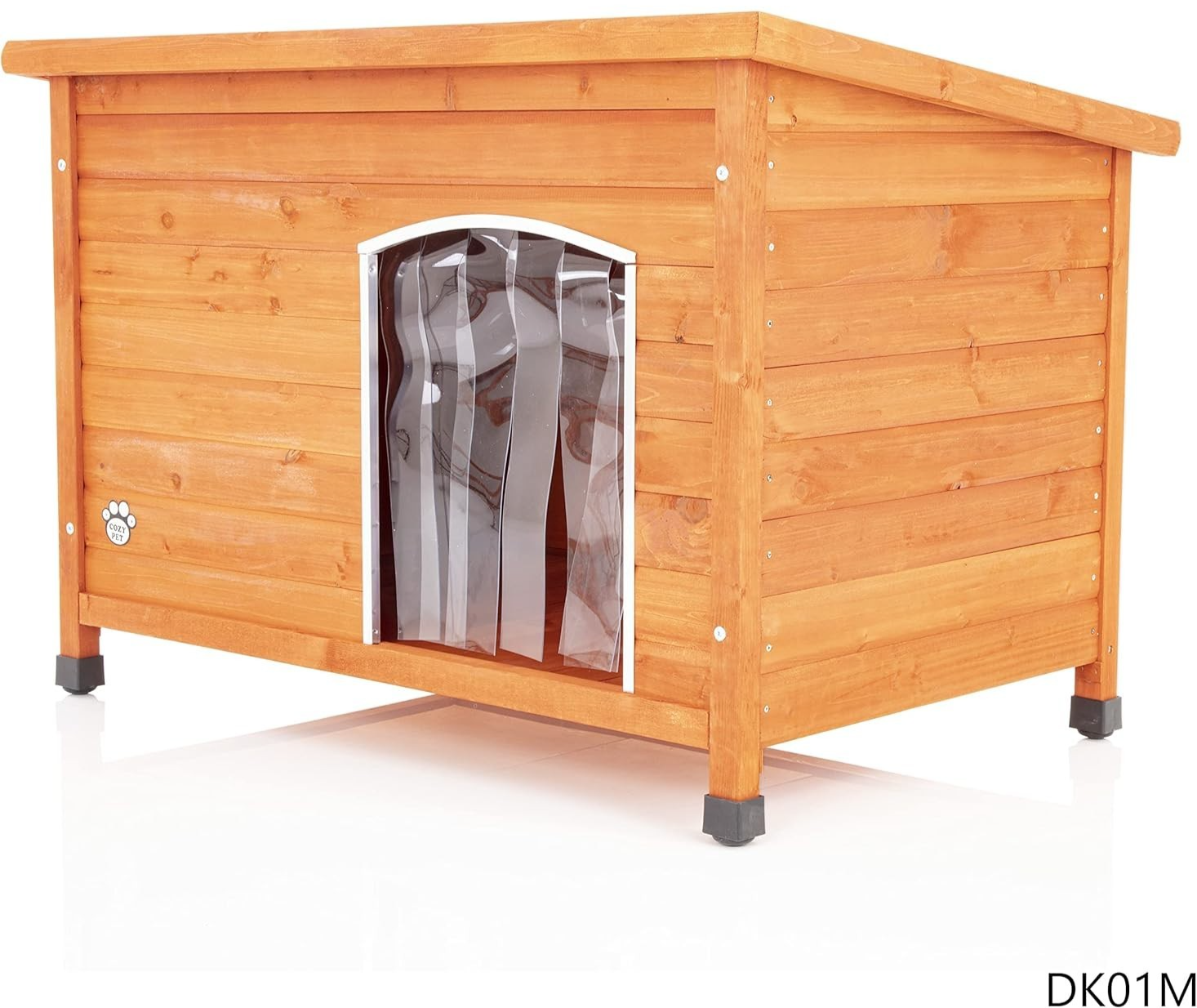 Insulated Medium Dog House Outdoor Kennel | 101x66x70.5cm Weatherproof