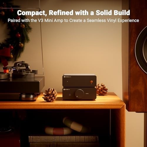 BOX X5 Phono Preamp MM & MC Turntable 4-Level Gain RCA Home Audio