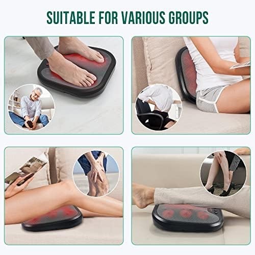 Foot Massager with Heat for Plantar Fasciitis Deep Kneading Shiatsu Pain Relief