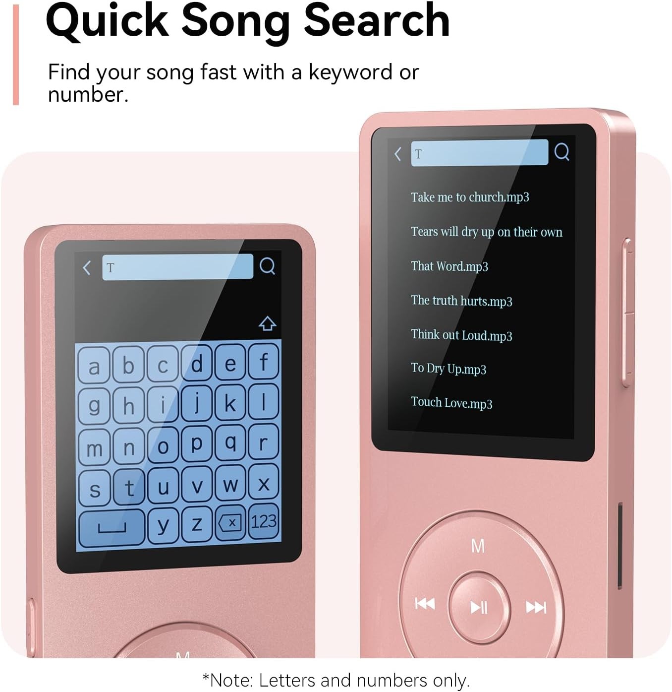 32GB MP3 Player Bluetooth 5.3 FM Radio Speaker 1.8"