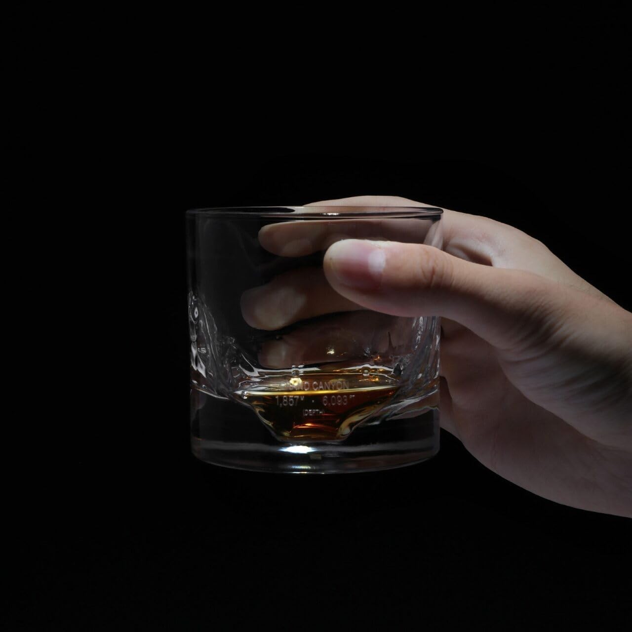 Canyon Whiskey Glasses Set of 4 – Heavy 300ml Freeze-Chill Crystal Tumblers