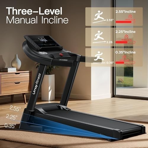 Folding Treadmill 3.0 HP Incline Home Gym Running Machine 14 km/h