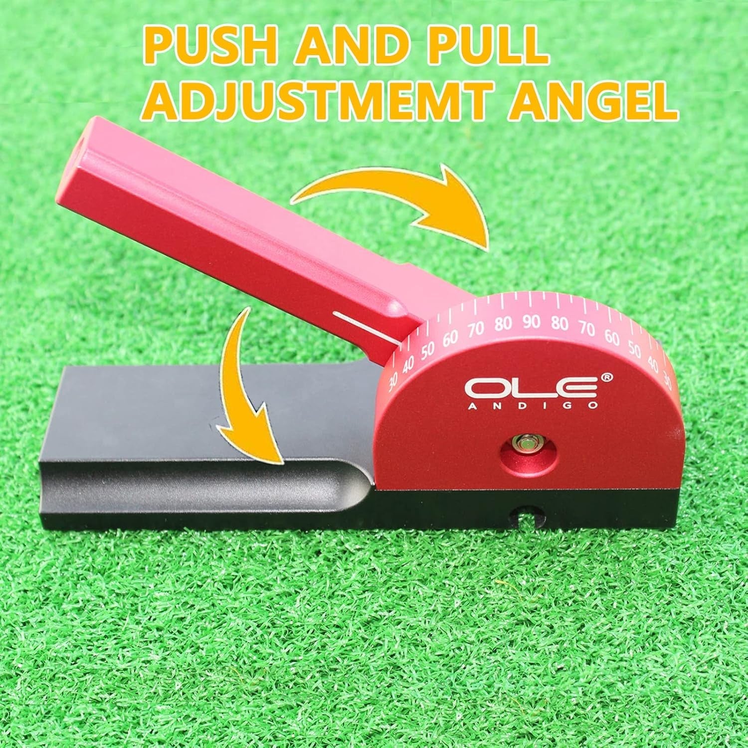 Golf Swing Trainer 3 Alignment Sticks Angle Dial Aid