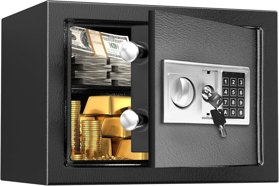 0.8 Cu Ft Digital Safe Box Electronic Keypad Cash Document Security Safe