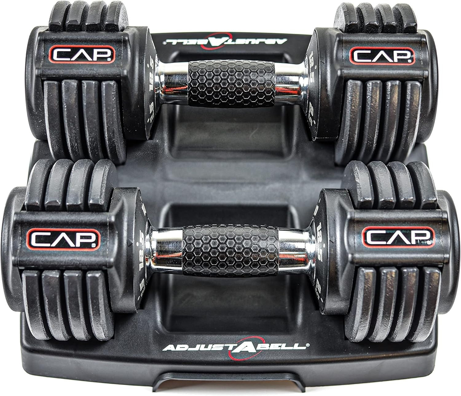 Adjustable Smart Dumbbell 2.5–12.5lb Quick Twist Space Saving Home Gym