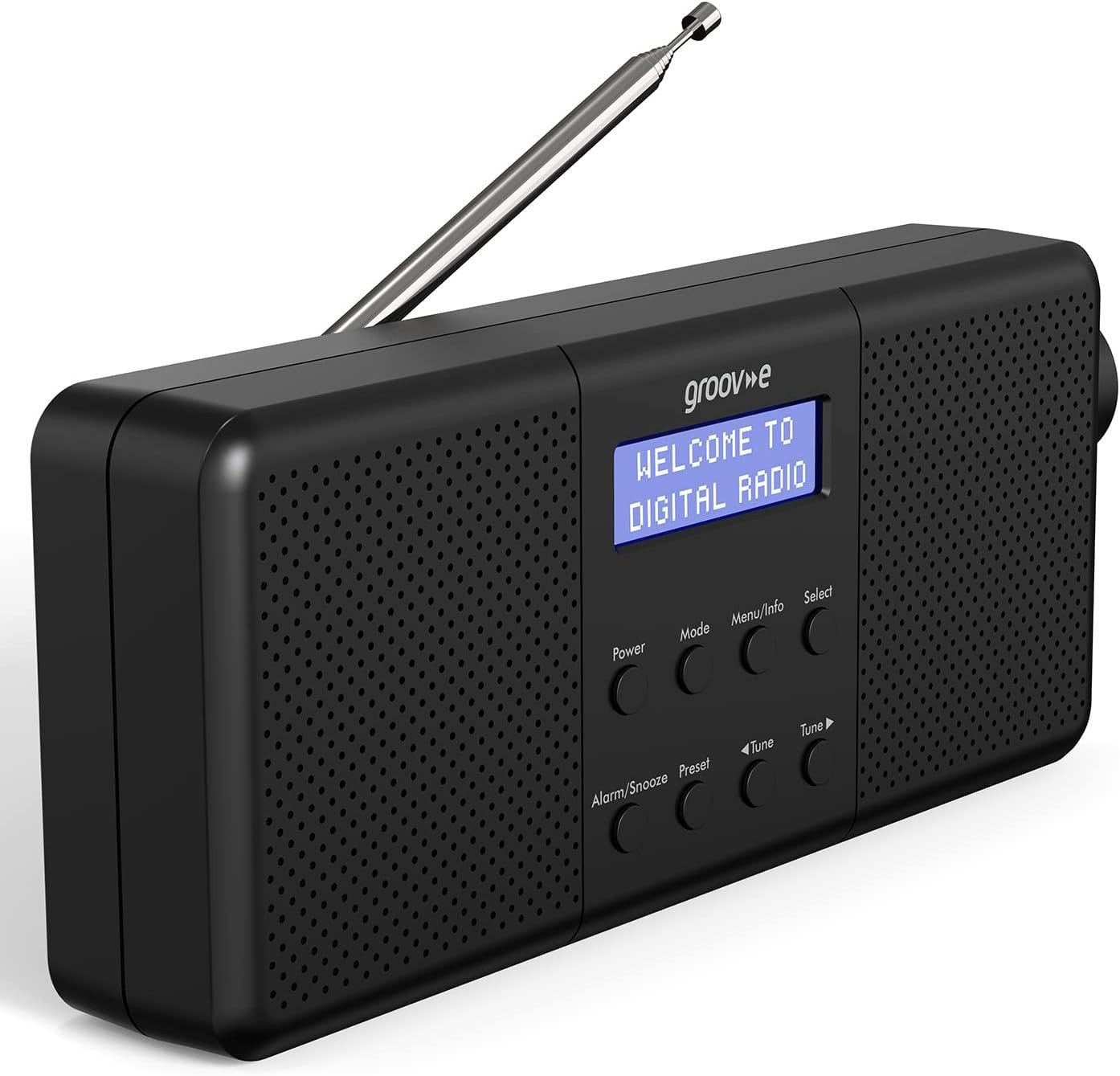 Portable DAB DAB+ FM Digital Radio Bluetooth Rechargeable LCD