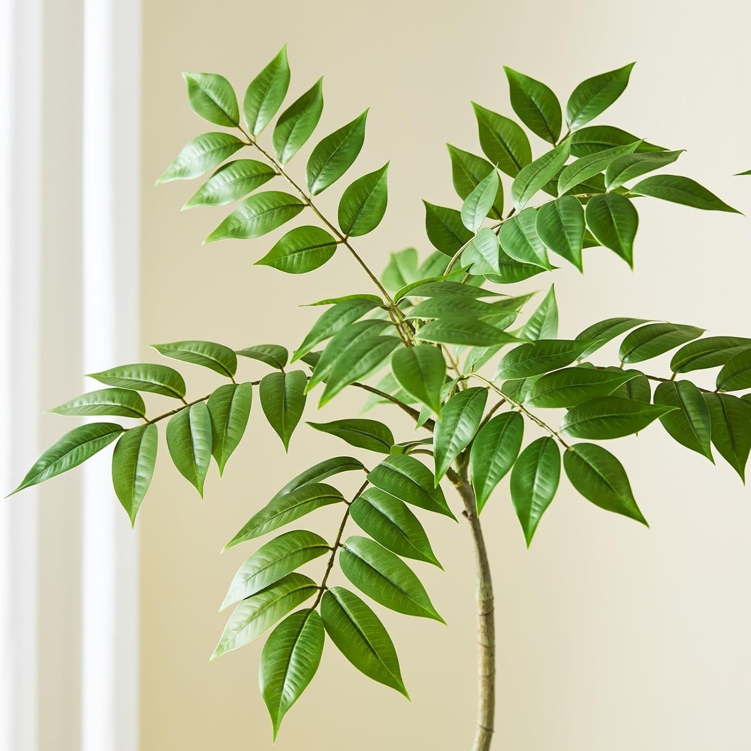 150cm Artificial Mahonia Fortunel Tree in Pot Lifelike Green Indoor Decoration