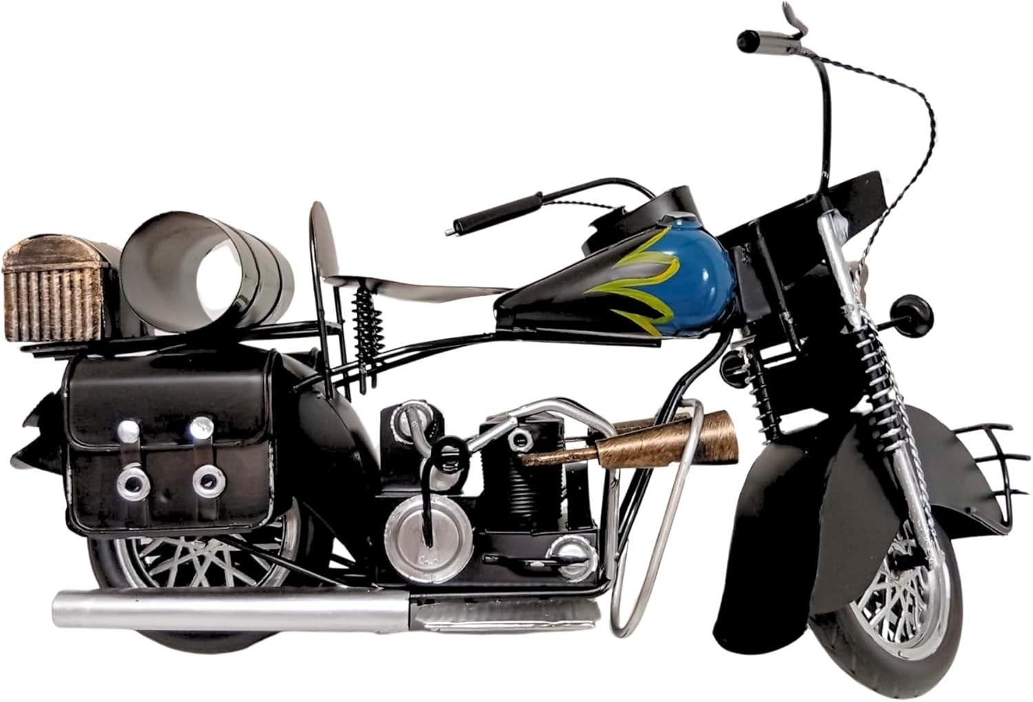 Vintage Motorcycle Model with Authentic Details & Classic Display Gift