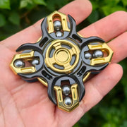 Metal Tuning Fork Fidget Spinner Gyroscope Stress Relief EDC Toy