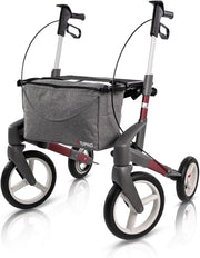 All Terrain Rollator Walker Outdoor Folding Lightweight Mobility 4 Wheels