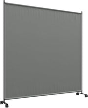 6FT Garden Privacy Screen with Lockable Wheels – Freestanding Outdoor Divider