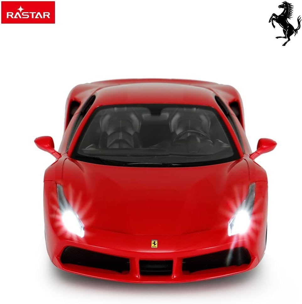 1:14 RC Car – Red 488 GTB Remote Control Toy Car for Kids & Boys