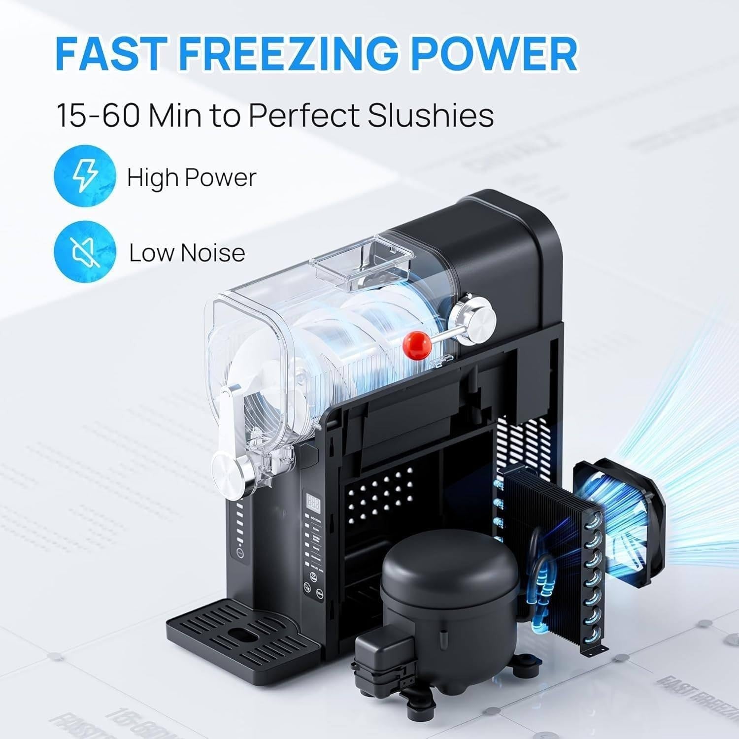 Home Slushie Machine Frozen Drink Maker Soft Serve Ice Cream Presets