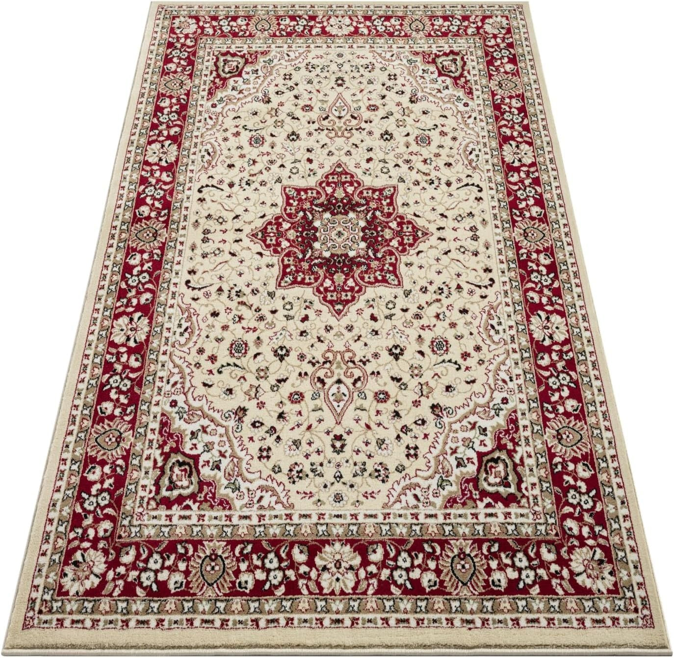 Traditional Living Room Rug 120x170cm Soft Floral Non Slip Home Carpet
