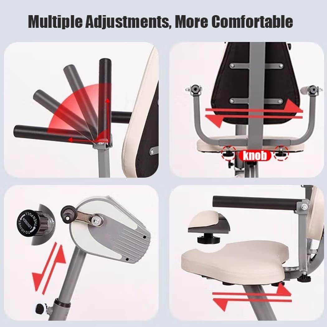 Motorized Recumbent Exercise Bike Electric Arm Leg Trainer Adjustable Seat Rehab