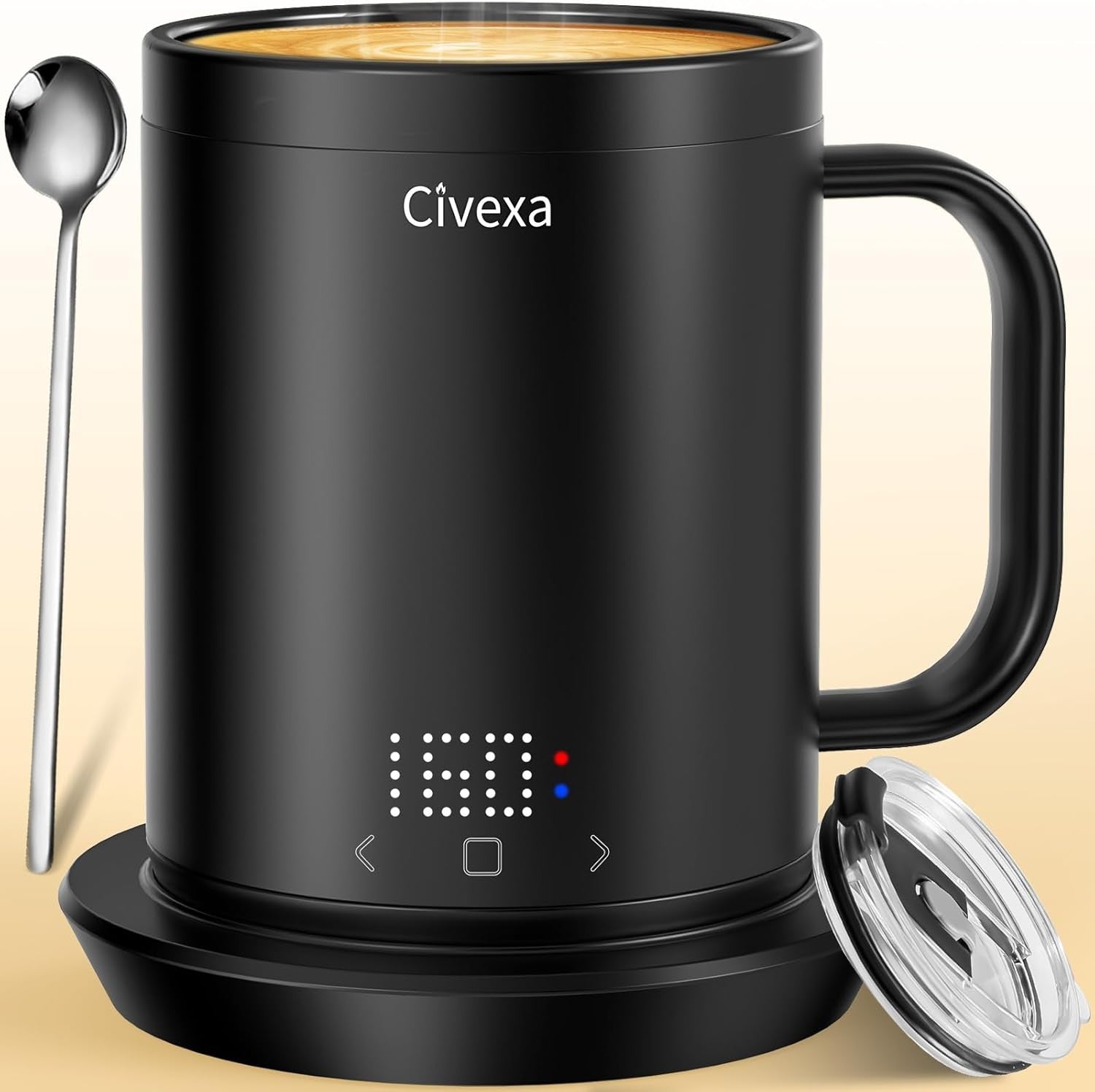 Rechargeable Self Heating Coffee Mug 14oz Temp Control