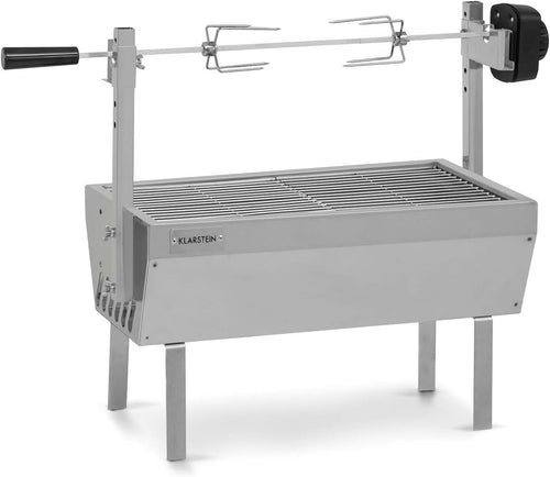 2-in-1 Electric Rotisserie & BBQ Grill Portable Spit Roast Outdoor