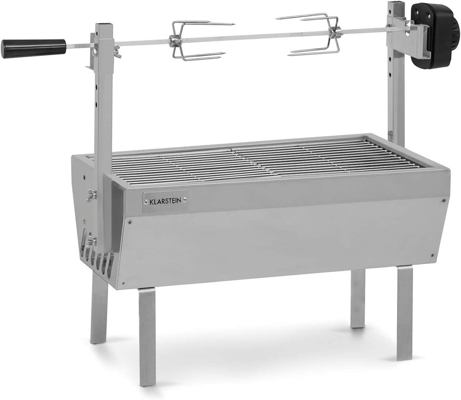 2-in-1 Electric Rotisserie & BBQ Grill Portable Spit Roast Outdoor