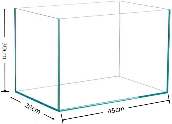 35L Rimless Low Iron Glass Aquarium Tank - Crystal Clear 45x28x30cm