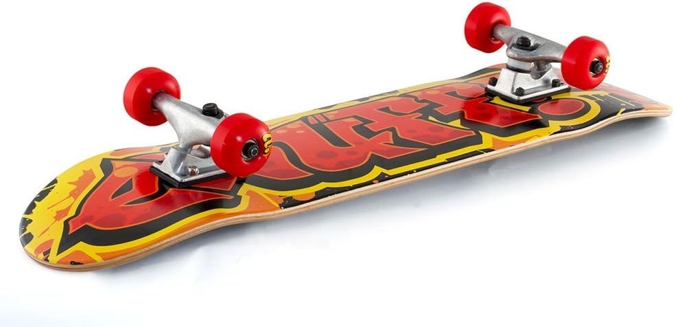 31.5" Graffiti Skateboard Maple Deck 54mm PU Wheels ABEC 7