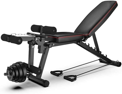 Adjustable Folding Weight Bench With Leg Curl 220kg Full Body Home Gym