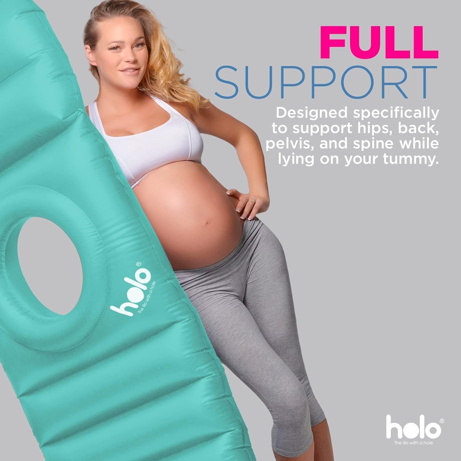 Pregnancy Pillow Inflatable Belly Support Full Body Maternity Sleep Cushion