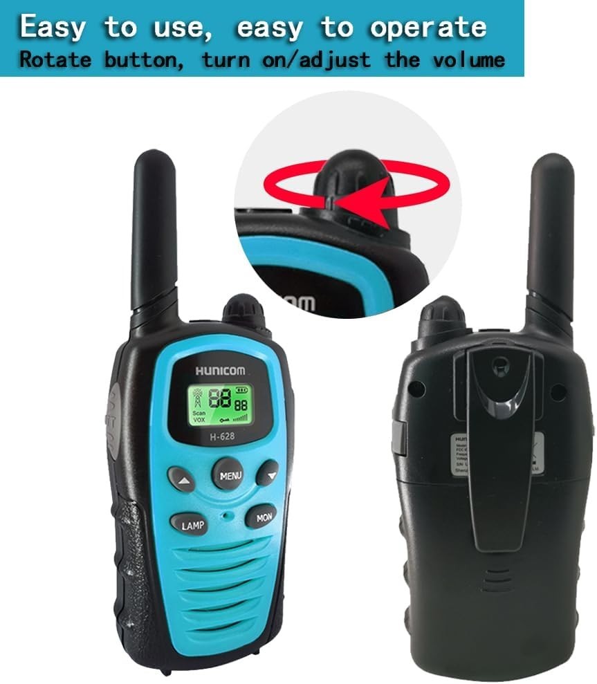 Walkie Talkies 2 Way Radios Long Range PMR446 VOX LCD Flashlight