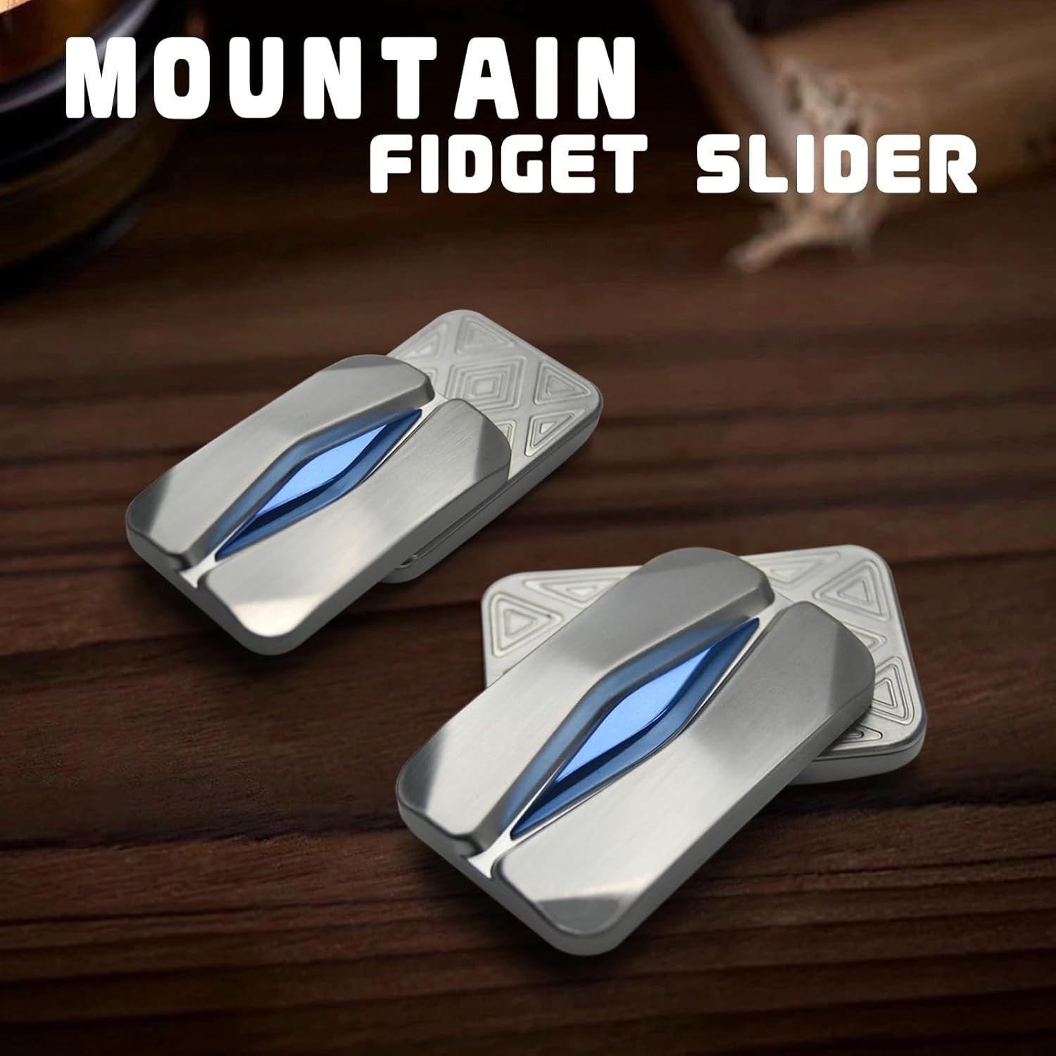 Metal Trackless Fidget Slider Magnetic Click EDC Stress Relief ADHD
