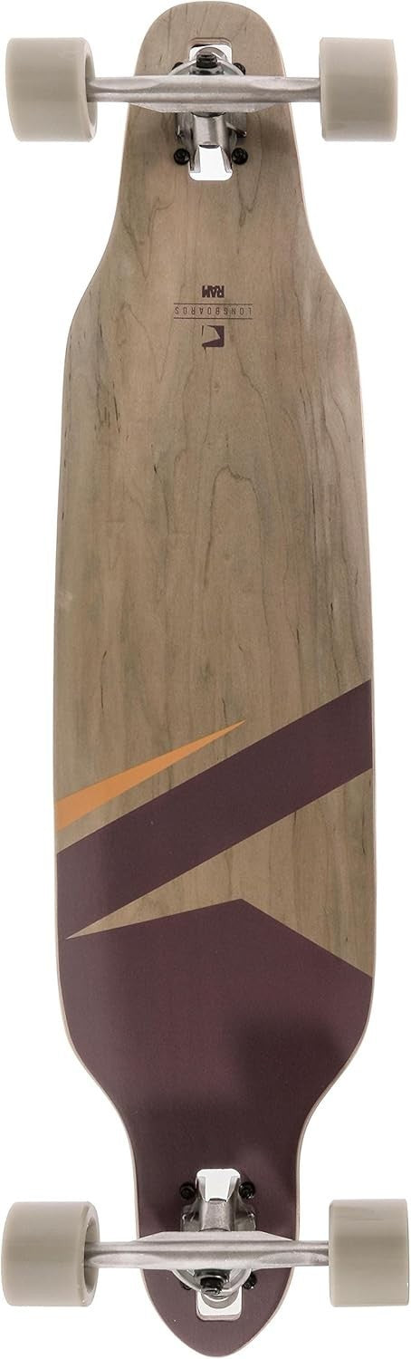 38" Maple Longboard 8.75" Wide Chestnut Cruiser Adult Complete