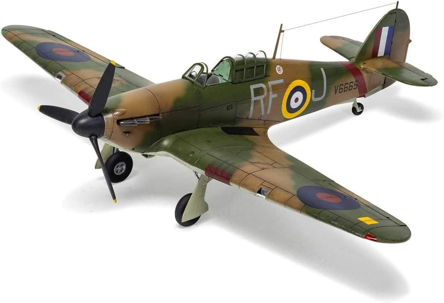1:48 Scale WWII Fighter Plane Model Kit - Precision Build, Paint & Display