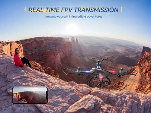 2K HD Drone Quadcopter Adults Kids Gesture Voice Control VR Ready RC