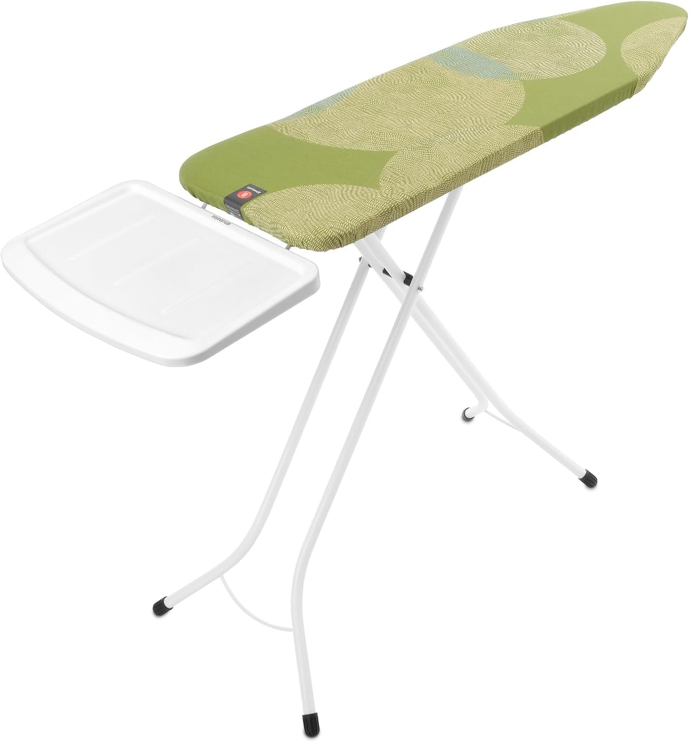 Ironing Board with XL Steam Unit Holder Adjustable Height Non-Slip 124x38cm