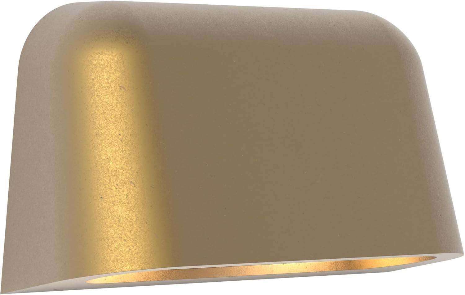 Dimmable Outdoor Wall Light Twin 6W LED Aluminium Antique Brass IP44