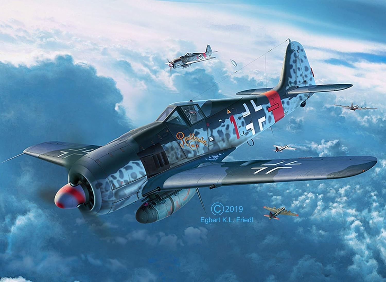 Fw190 A-8 R-2 1:32 Scale WWII Fighter Plane Model Kit – Detailed Build Set