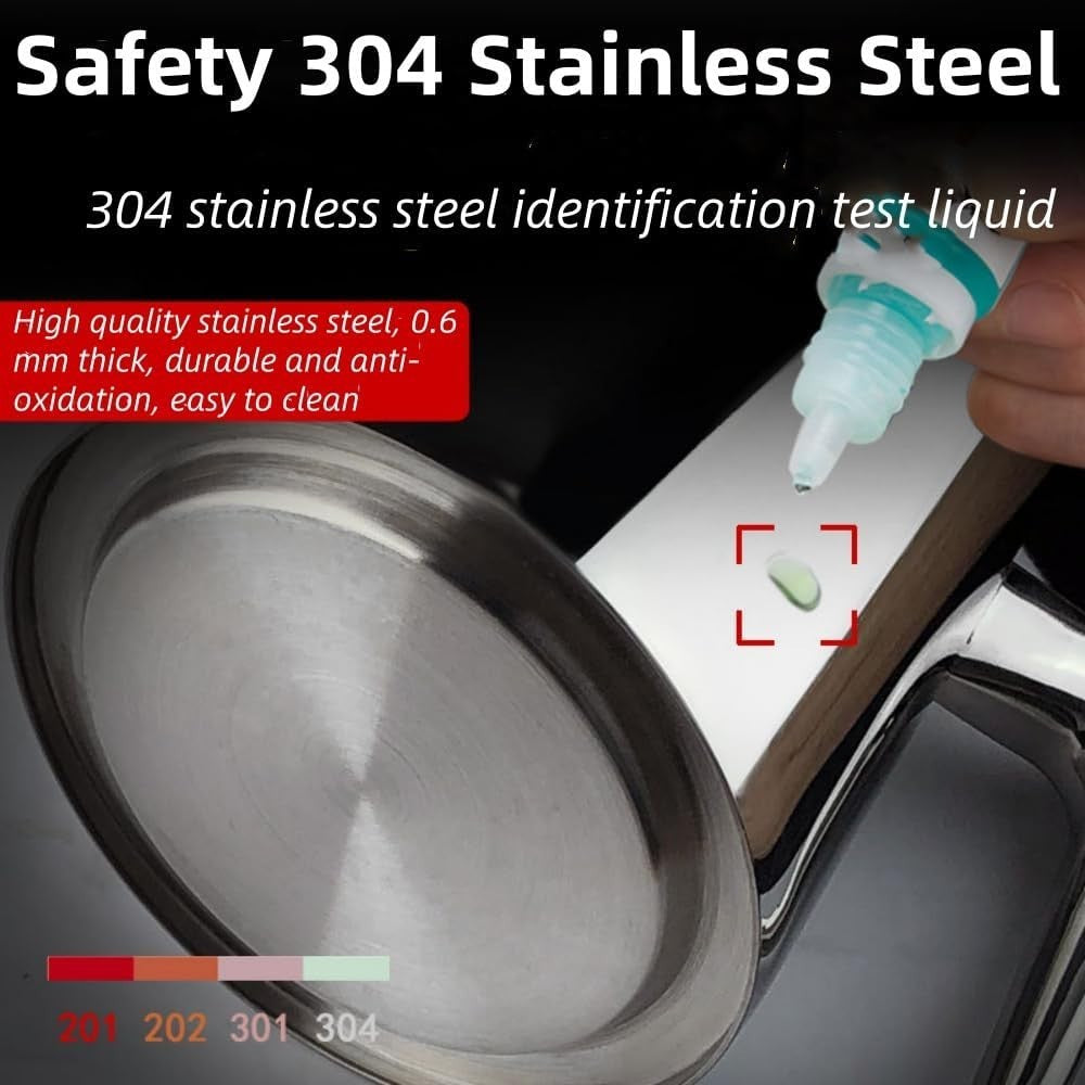 Stainless Steel Teapot 750ml Tea Coffee Pot Removable Filter Induction