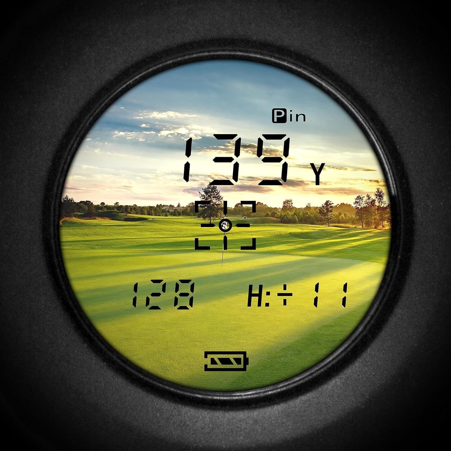 Golf Rangefinder 800 Yards Slope On Off Pin Finder Laser with Carry Case