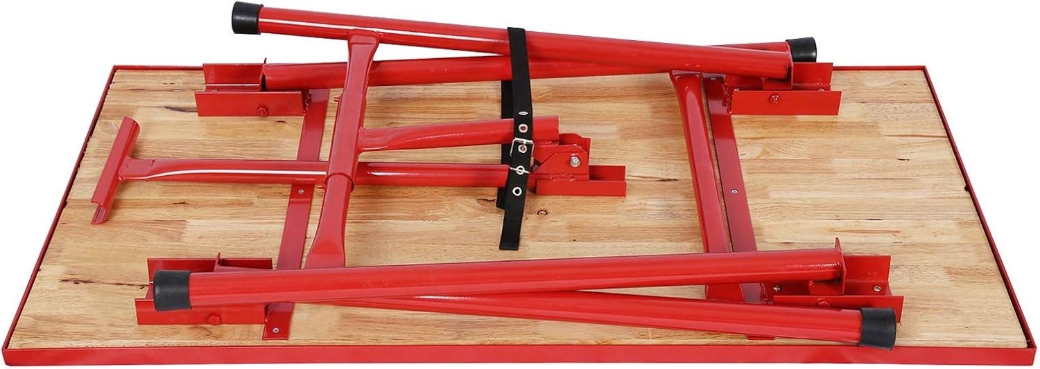 Foldable Workbench 120x62.5cm Heavy Duty Table 300kg Steel Frame Portable DIY