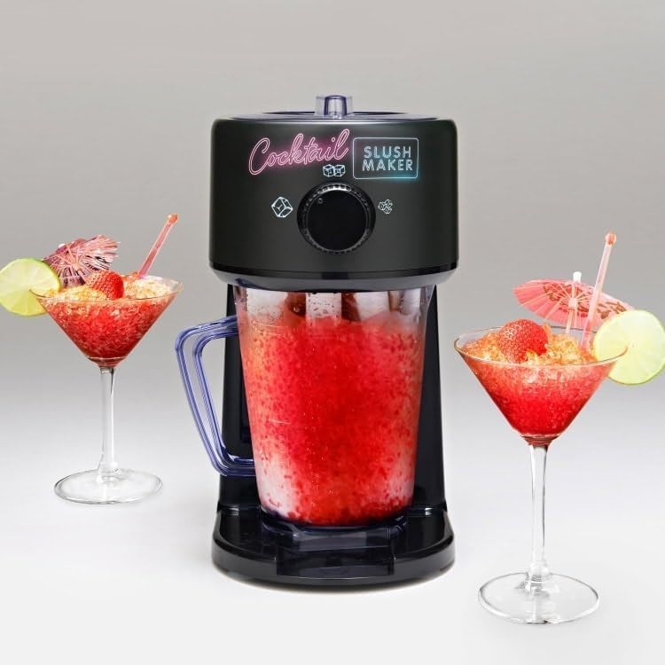 Cocktail Slushie Maker Machine 1L Frozen Drinks Party Home Bar Black