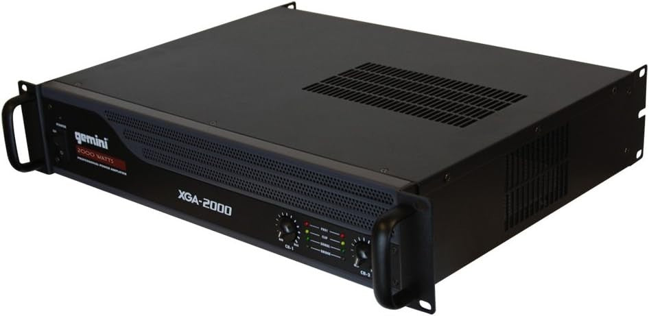 XGA-2000 2-Channel Pro PA Amplifier 2000W A/B Bridge Rack Mount
